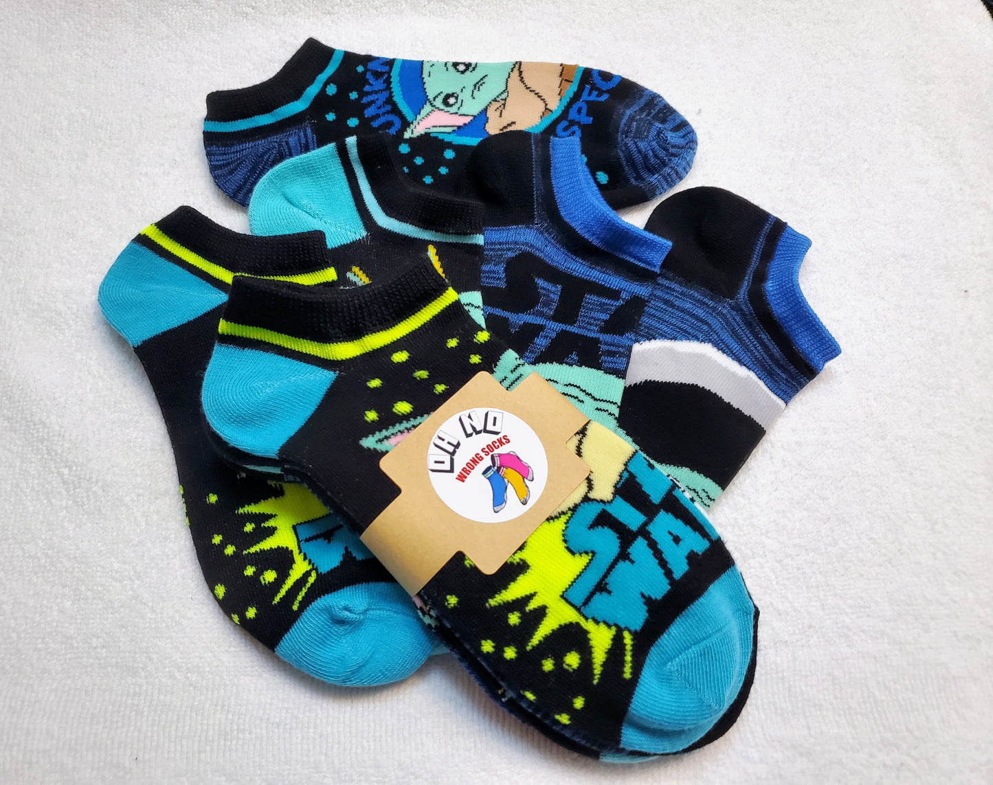 "New" Star Wars Boys "Ankle" Socks