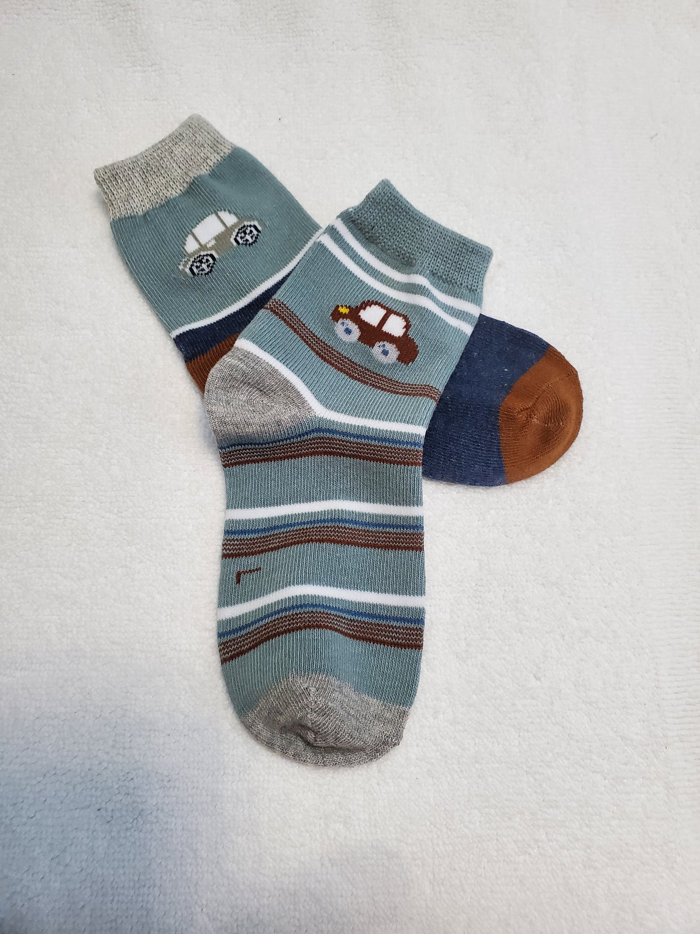 "New" Boys Cars Crew Socks