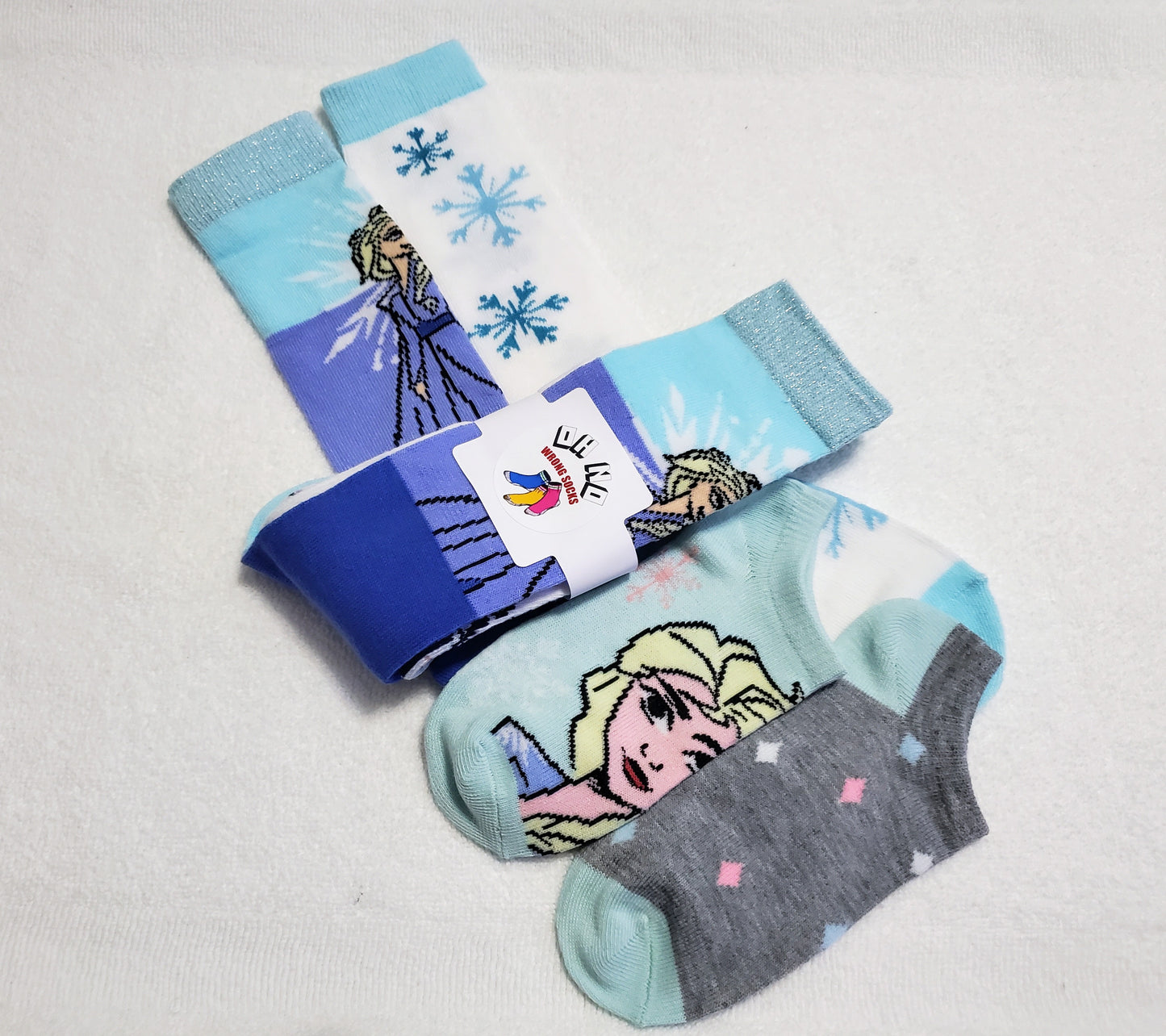 "New" By: Disney "Frozen" Girls Knee High Socks (Fearless)