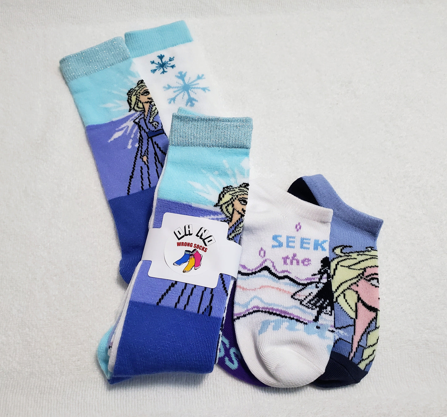 "New" By: Disney "Frozen" Girls Knee High Socks (Fearless)
