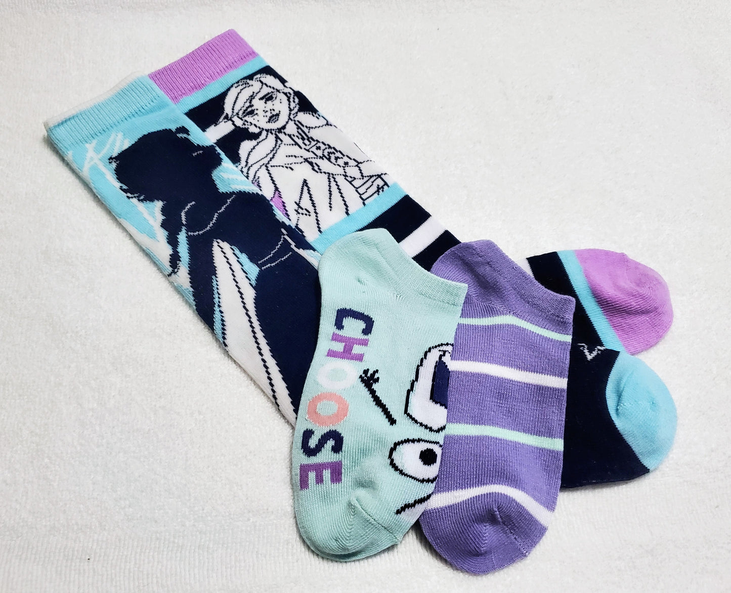 "New" By: Disney "Frozen" Girls Knee High Socks