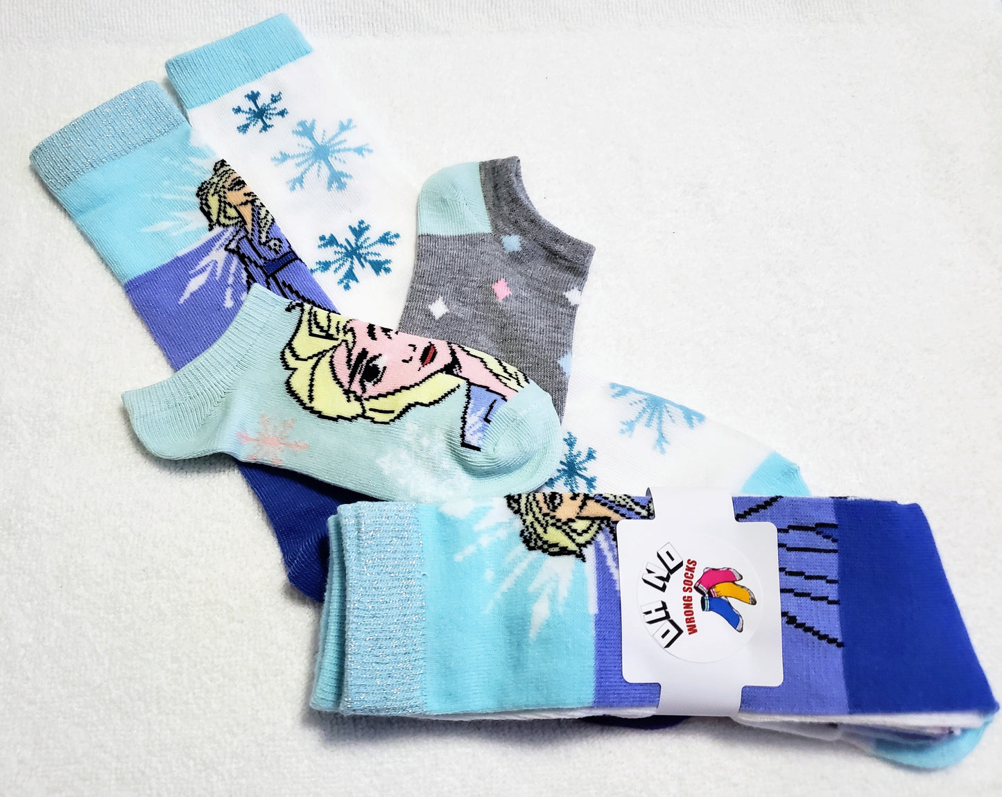 "New" By: Disney "Frozen" Girls Knee High Socks (Fearless)