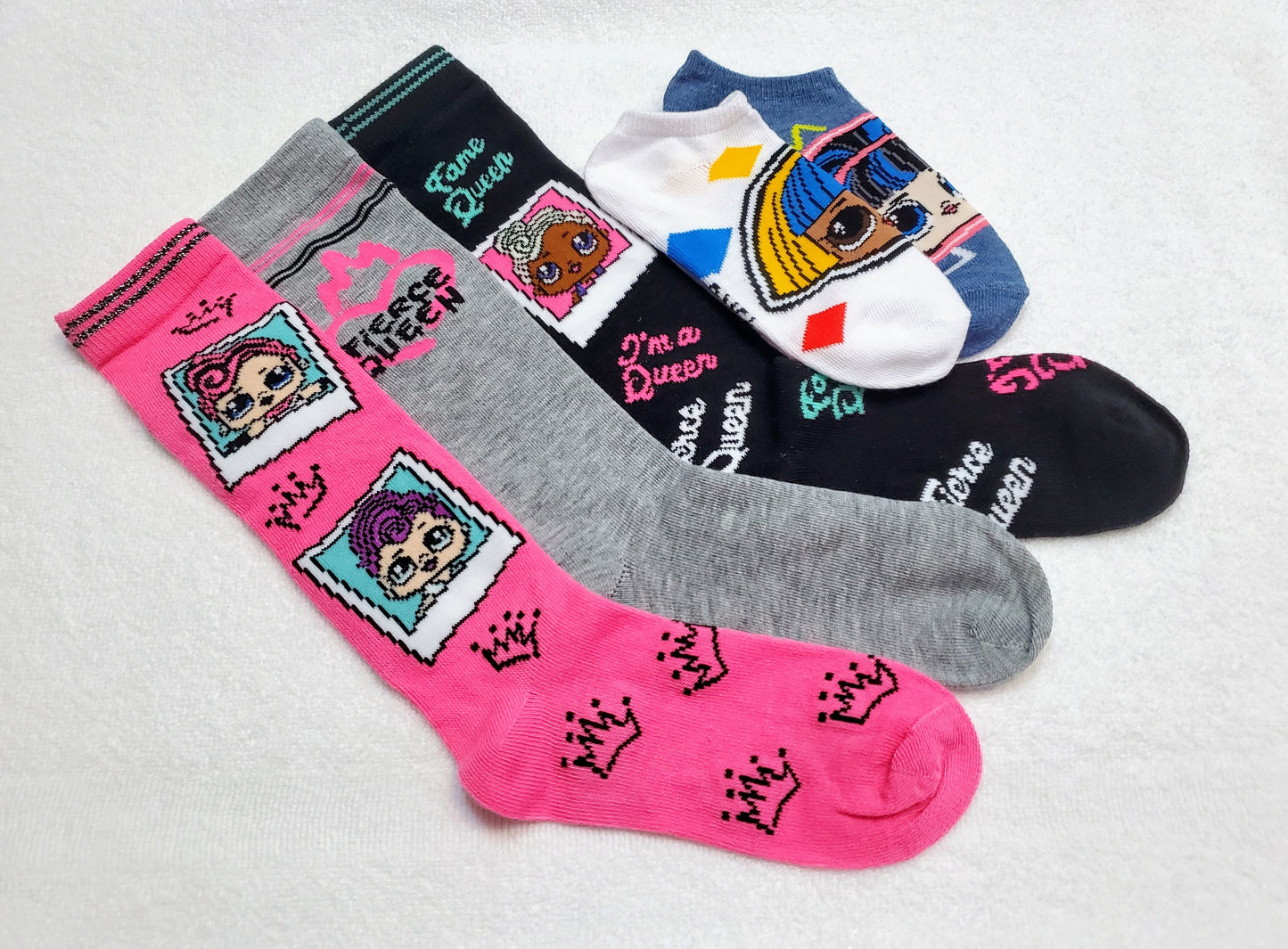 "New" LOL Surprise Girls Knee Highs (Pink 3)