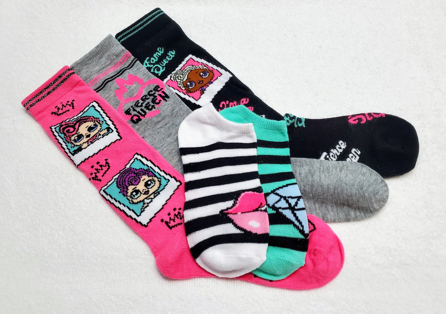 "New" LOL Surprise Girls Knee Highs (Pink 2)