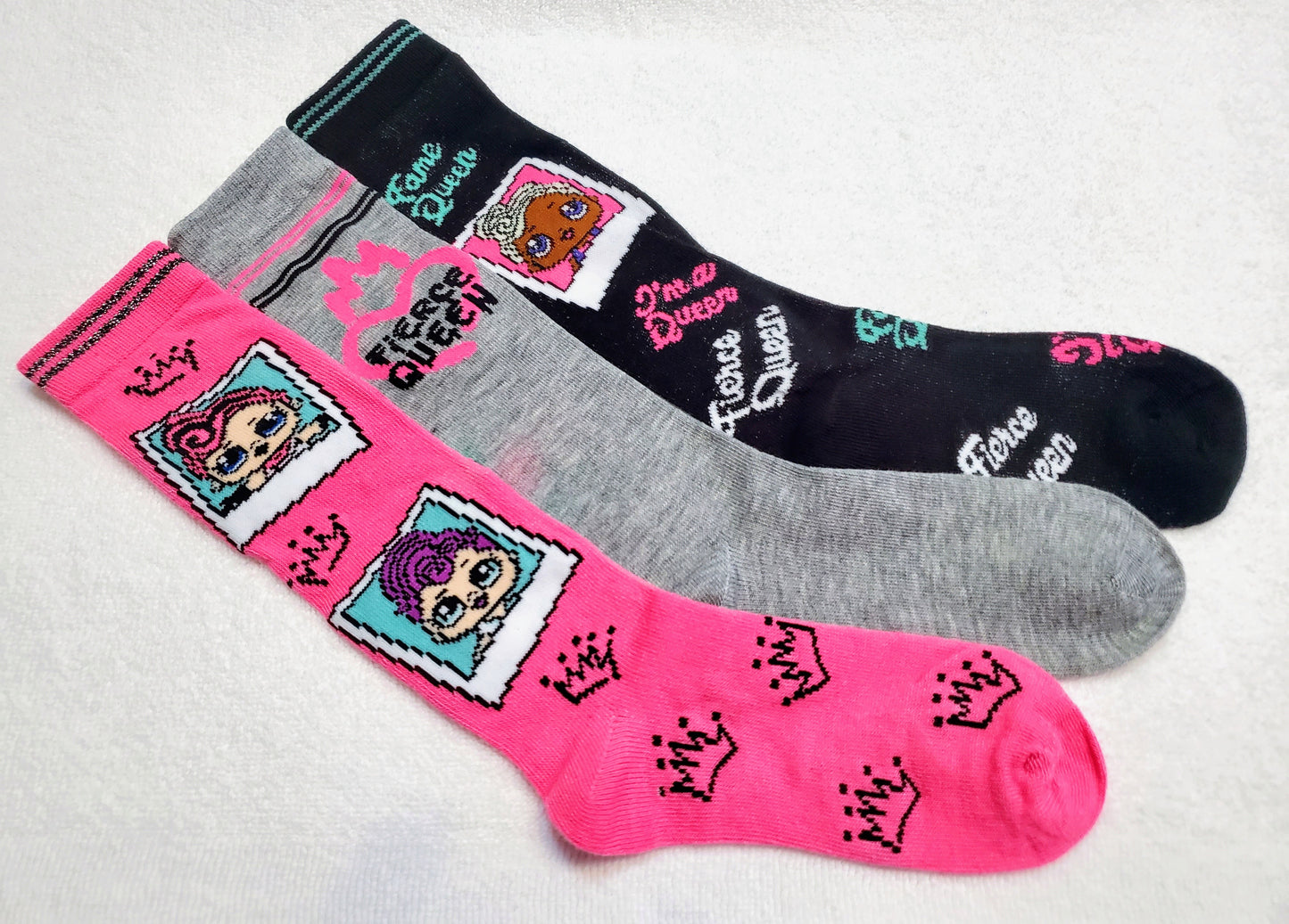 "New" LOL Surprise Girls Knee Highs (Pink 2)