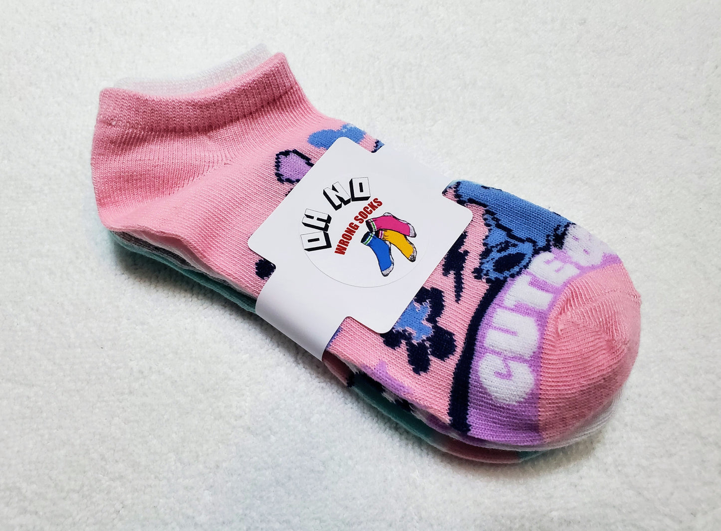 "New" Disney's Lilo & Stitch Girls "No Show" Socks