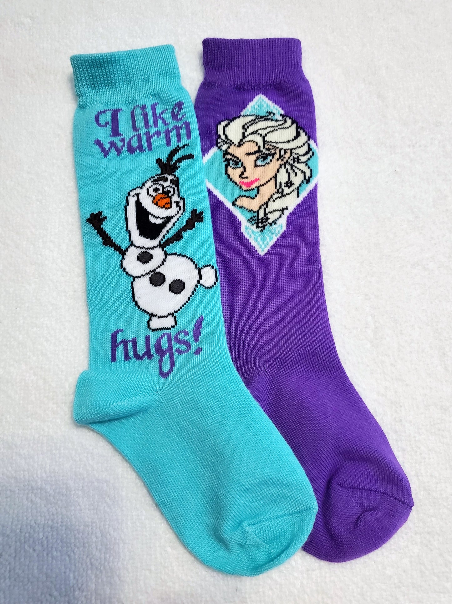 "New" Little Mamma " Disney's Frozen" Olaf and Anna Knee Highs