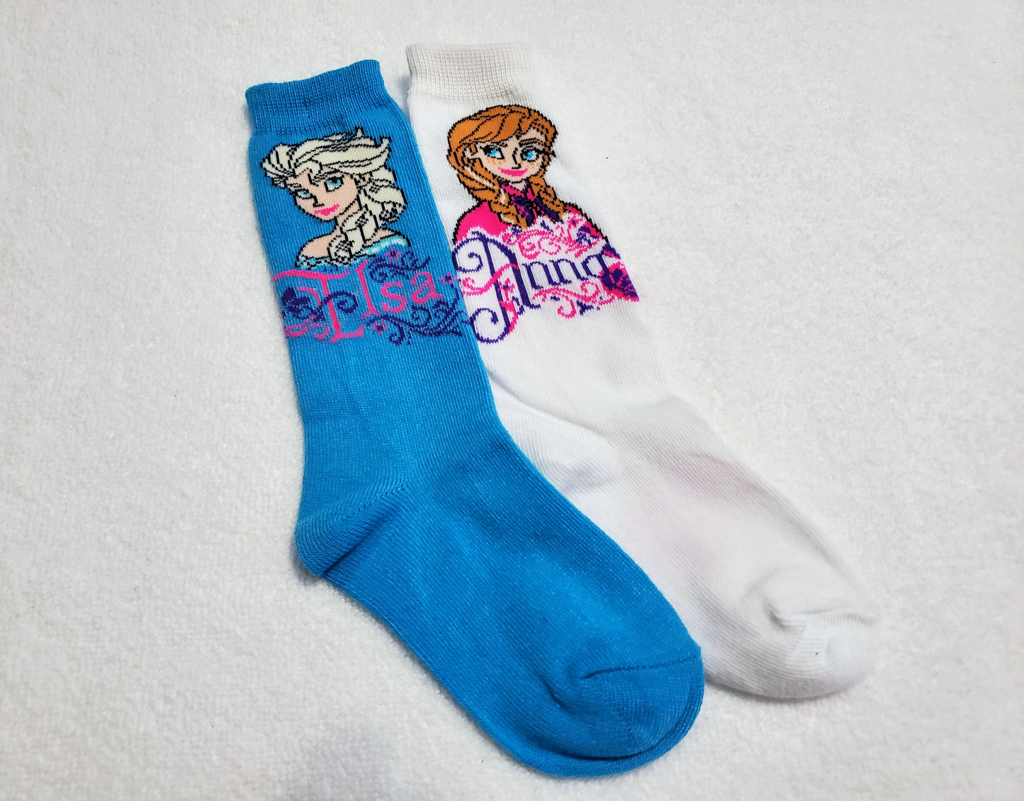 "New" Little Mamma "Disney's Frozen" Anna and Elsia Knee Highs
