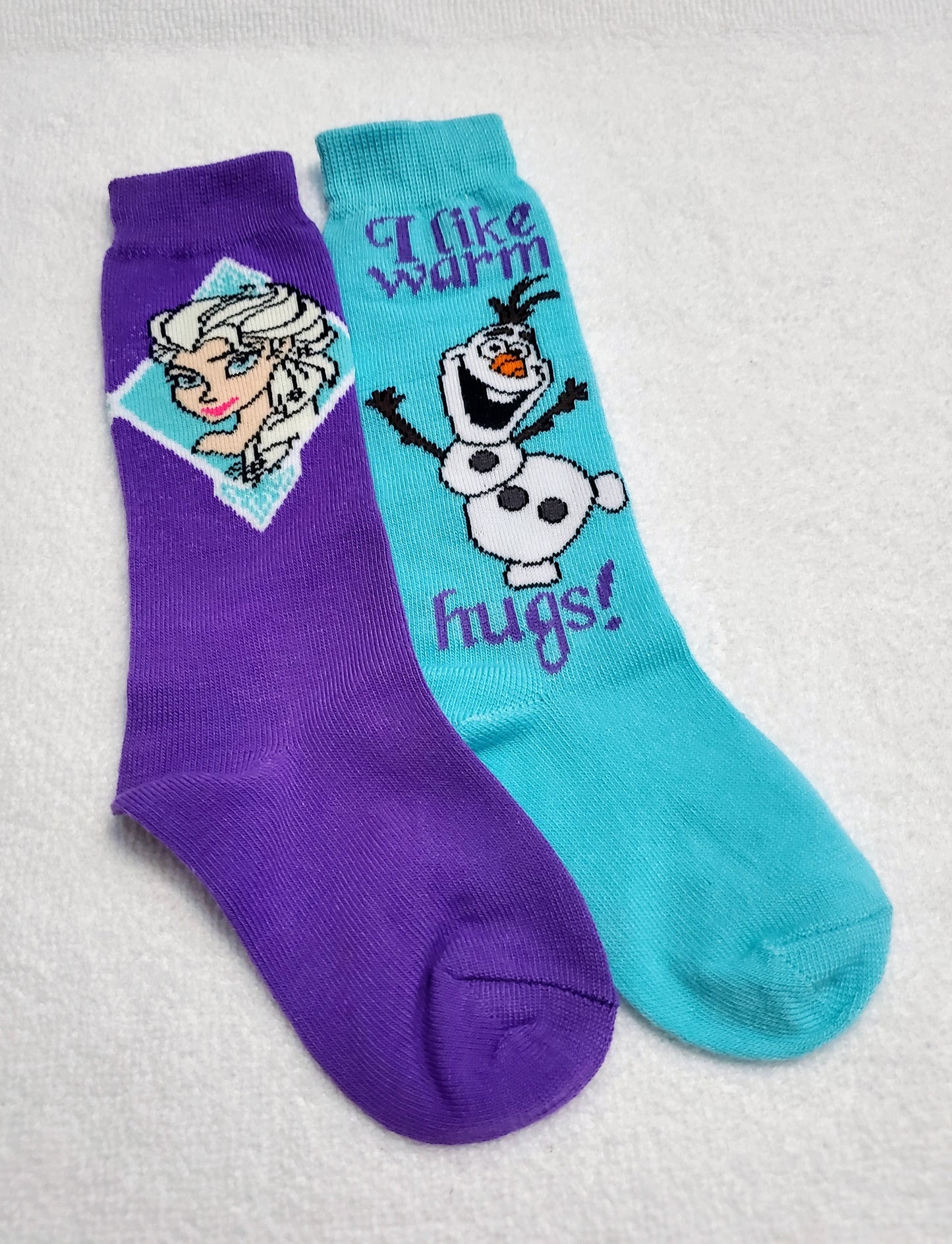 "New" Little Mamma " Disney's Frozen" Olaf and Anna Knee Highs