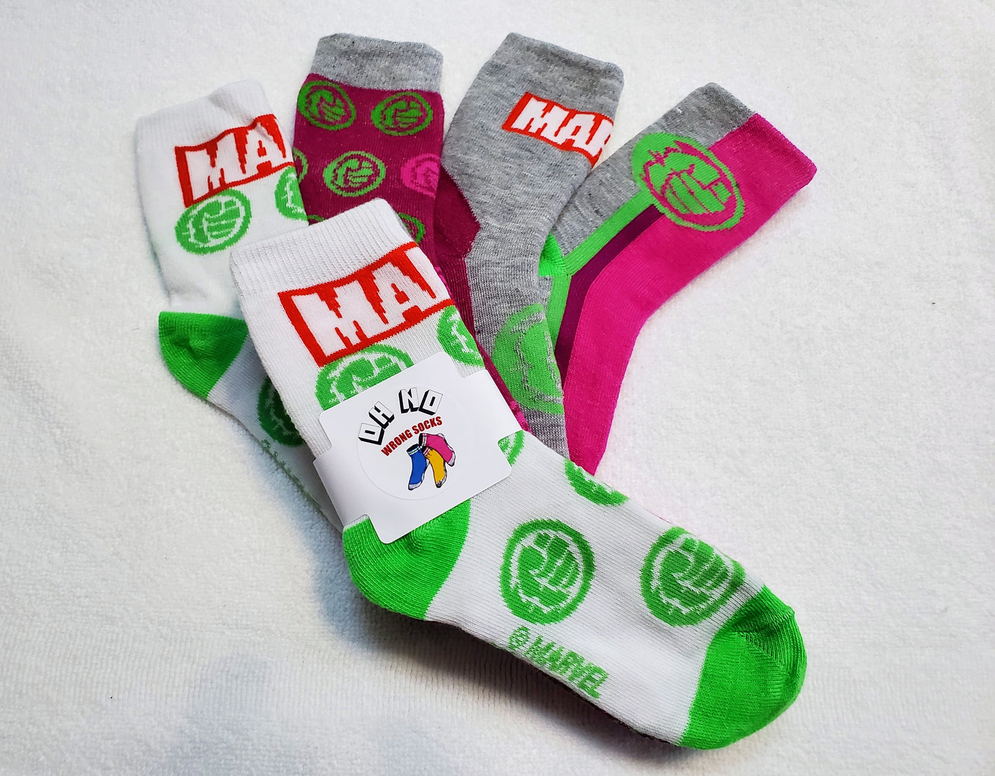 "Marvel" Hulk boys Crew Socks