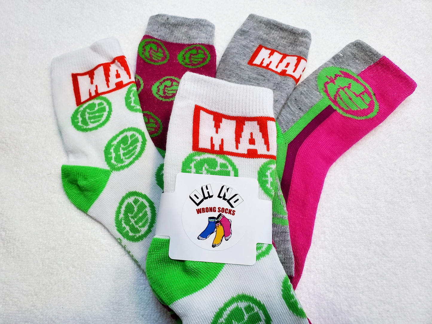 "Marvel" Hulk boys Crew Socks