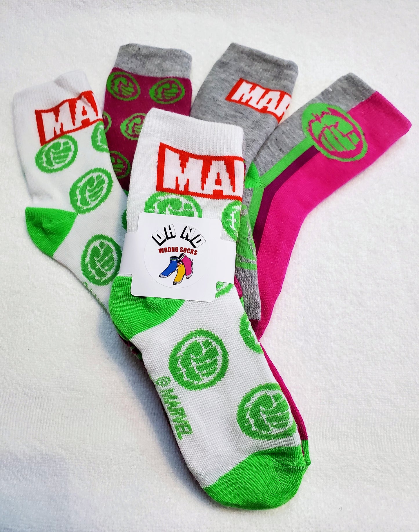 "Marvel" Hulk boys Crew Socks