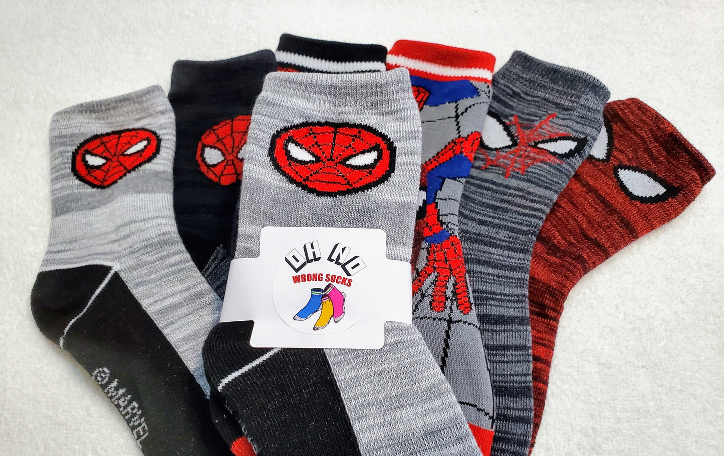 "Marvel" Spider Man Boys Crew Socks