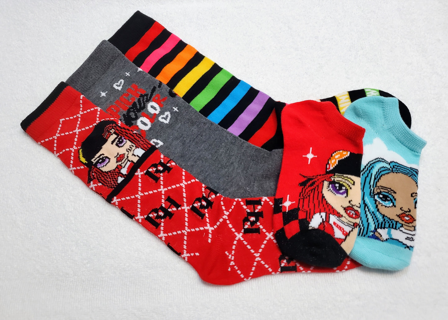 "New" Rainbow High Girls Knee Highs