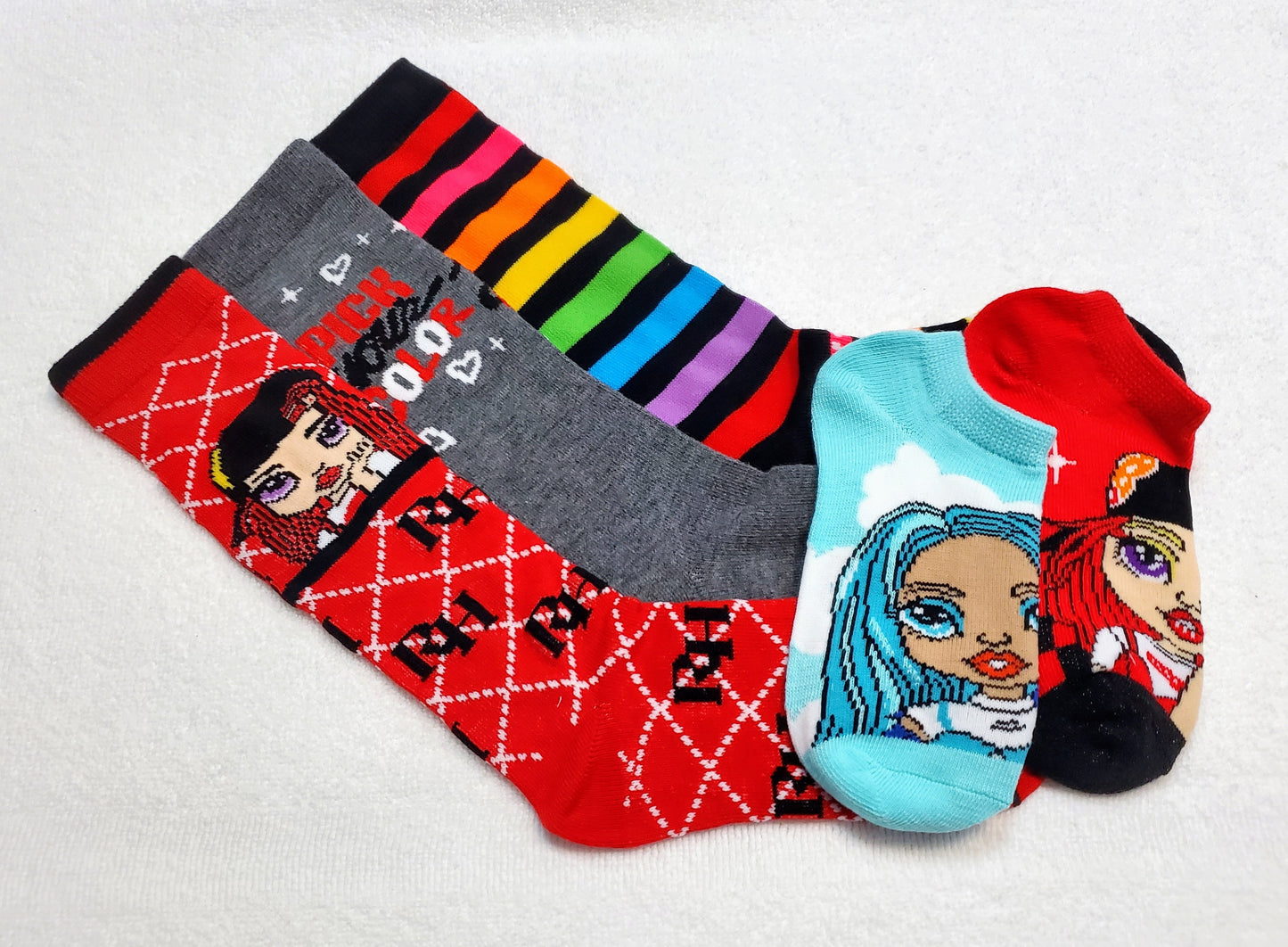 "New" Rainbow High Girls Knee Highs